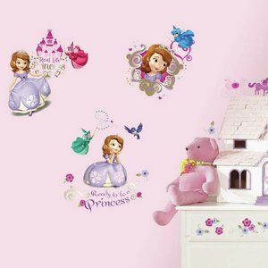 Sophia the First Peel Stick Wall Decal Disney Princess Sticker Girls Room Decor